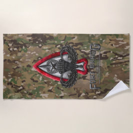 Fort Bragg Camo Strandlaken