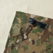 Fort Bragg Camo Strandlaken (In situ)