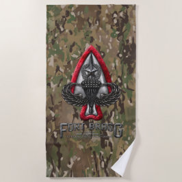 Fort Bragg Camo Strandlaken