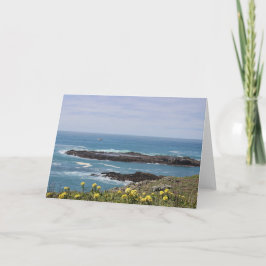 Fort Bragg, het Wenskaart van CA Kaart