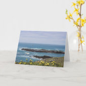 Fort Bragg, het Wenskaart van CA Kaart (Gele Bloem)