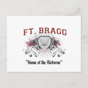 Fort Bragg "Home of the Airborne" Briefkaart