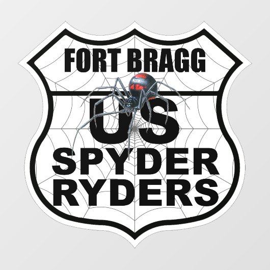 Fort Bragg-hoofdstuk - Decal Hoofdstuklogo (Vel)