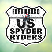 Fort Bragg-hoofdstuk - Decal Hoofdstuklogo (Vel 3)
