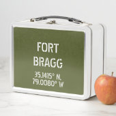 Fort Bragg Latitude Lengtegraad (In situ)