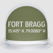 Fort Bragg Latitude Longitude  Sneeuwbol (Voorkant)