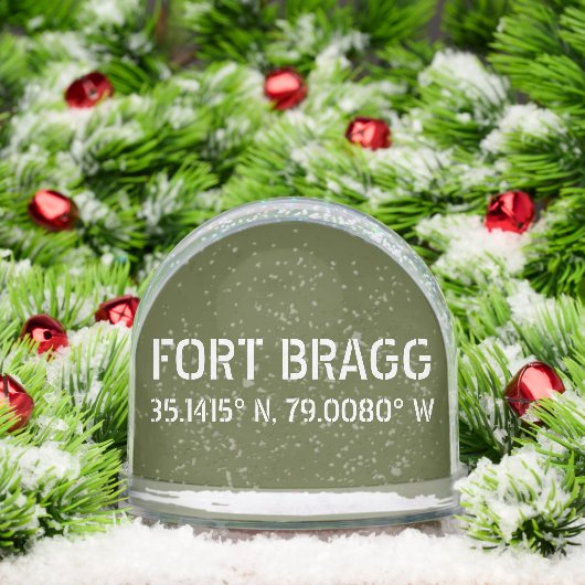 Fort Bragg Latitude Longitude Sneeuwbol (Kerstmis)