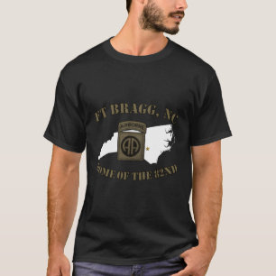 Fort Bragg Militaire basis-Fayettevillenc T-shirt