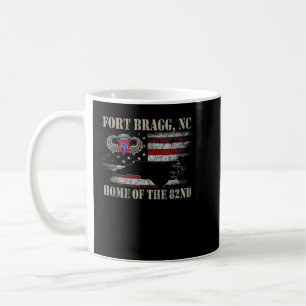 Fort Bragg NC Home of the 82nd Airborne Tshirt, Ve Koffiemok