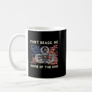Fort Bragg NC Home of the 82nd Airborne Tshirt, Ve Koffiemok
