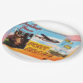 Fort Bragg North Carolina NC Old  Briefkaart- Papieren Bordje (Gekanteld)