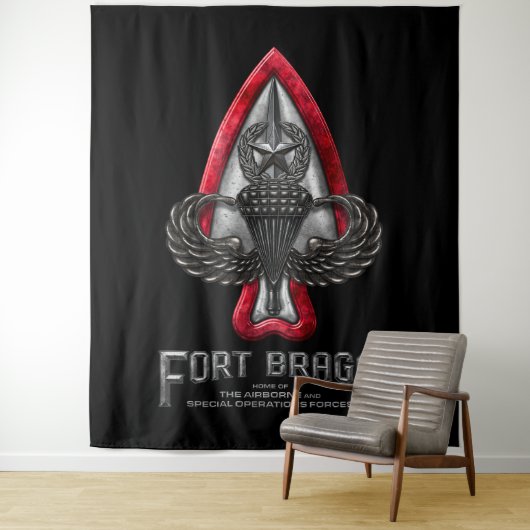 Fort Bragg Wandkleed (In situ)