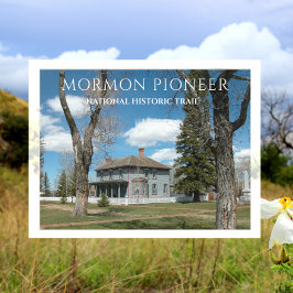 Fort Bridger, Mormon Pioneer Historic Trail. WY Briefkaart