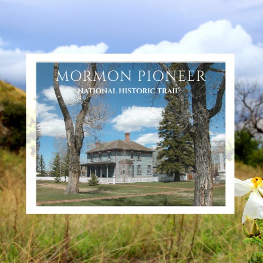 Fort Bridger, Mormon Pioneer Historic Trail. WY Briefkaart