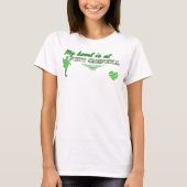 Fort Campbell Design Green T-shirt (Voorkant)