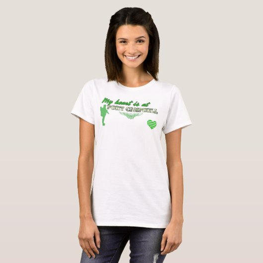 Fort Campbell Design Green T-shirt (Voorkant volledig)