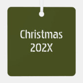 Fort Campbell Latitude Longitude - Aangepast Metalen Ornament (Achterkant)