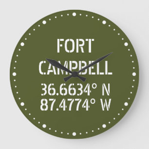 Fort Campbell Latitude Longitude  Grote Klok