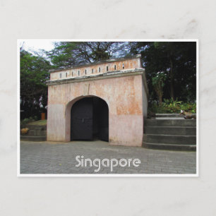 fort canning gate briefkaart