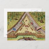 Fort Caroline, van 'Brevis Narratio Briefkaart (Voorkant / Achterkant)