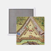 Fort Caroline, van 'Brevis Narratio' Magneet (Voorkant / Achterkant)