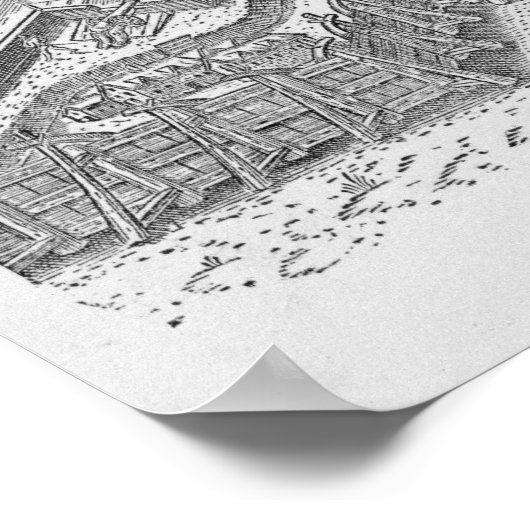 Fort Caroline Voltooid Poster (Hoek)