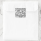 Fort Caroline Voltooid Vierkante Sticker (Tas)