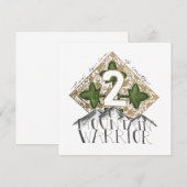 Fort Carson Militair 4ID kaart (Voorkant / Achterkant)