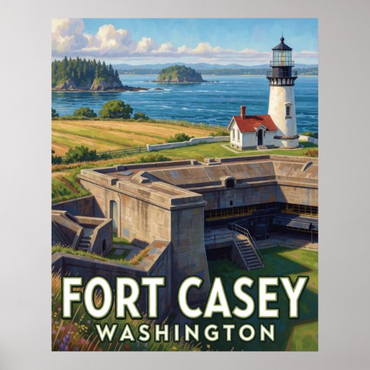 Fort Casey State Park — Washington Poster (Voorkant)
