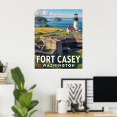 Fort Casey State Park — Washington Poster (Thuiskantoor)
