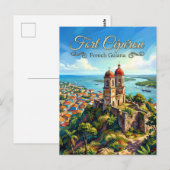 Fort Cépérou Frans-Guyana Briefkaart (Voorkant / Achterkant)