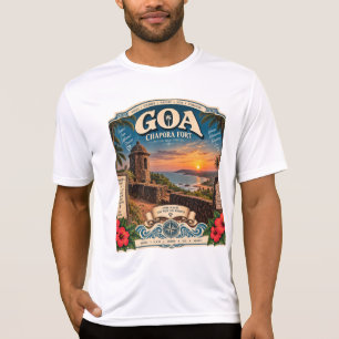 Fort Chapora — Zonsondergang Schildwacht van Goa � T-shirt