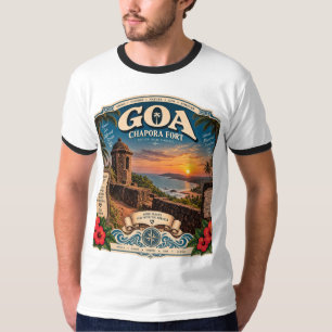 Fort Chapora — Zonsondergangs Schildwacht van Goa  T-shirt