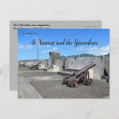 Fort Charlotte bij Kingstown St Vincent Briefkaart (Voorkant / Achterkant)