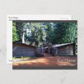 Fort Clatsop, Astoria, Oregon Briefkaart (Voorkant / Achterkant)