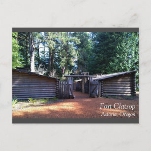 Fort Clatsop, Astoria, Oregon Briefkaart