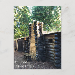 Fort Clatsop, Astoria, Oregon Briefkaart