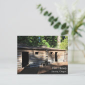 Fort Clatsop, Astoria, Oregon Briefkaart (Staand voorkant)