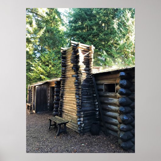 Fort Clatsop, Astoria, Oregon Poster (Voorkant)