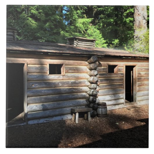 Fort Clatsop, Astoria, Oregon Tegeltje (Voorkant)