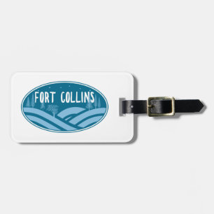 Fort Collins Colorado Buitenleven Bagagelabel