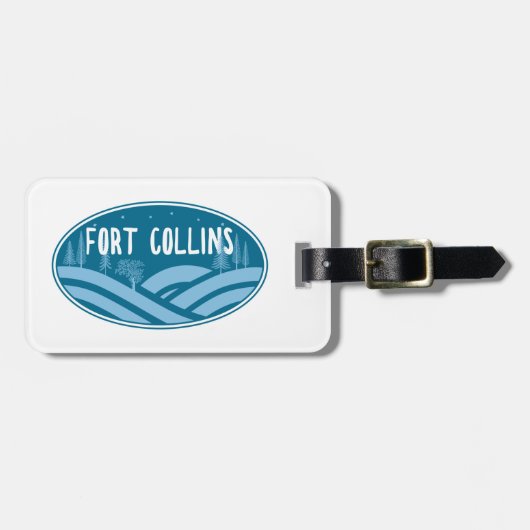 Fort Collins Colorado Buitenleven Bagagelabel (Voorkant horizontaal)