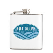 Fort Collins Colorado buitenshuis Heupfles (Voorkant)