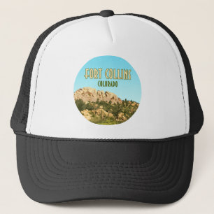 Fort Collins Colorado Horsetooth Rock Trucker Pet