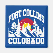 Fort Collins, Colorado Magneet (Voorkant)