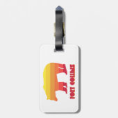 Fort Collins Colorado Regenbood Beer Bagagelabel (Achterkant verticaal)