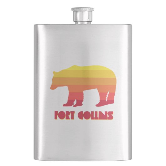Fort Collins Colorado Regenboogbeer Flacon (Voorkant)
