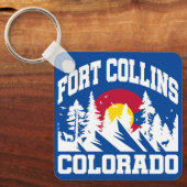 Fort Collins, Colorado Sleutelhanger (Voorkant)