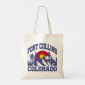 Fort Collins, Colorado Tote Bag (Achterkant)