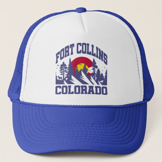 Fort Collins, Colorado Trucker Pet (Voorkant)
